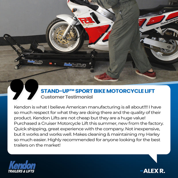 Stand-Up™ Sport Bike/Dirt Bike Motorcycle Lift