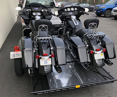 Motorcycle Trailers that Fold and Stand-Up