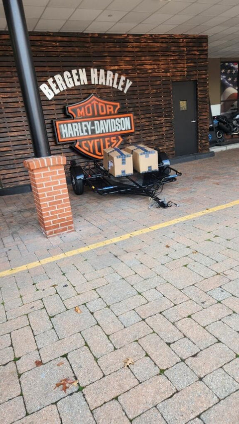 Factory Blemish Model - Trike/Spyder Ride-Up SRL Stand-Up Motorcycle Trailer