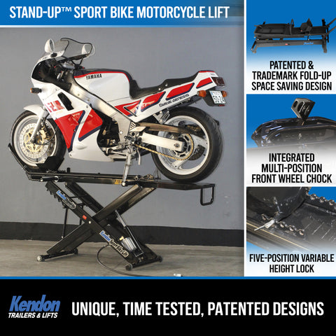 Stand-Up™ Sport Bike/Dirt Bike Motorcycle Lift