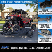 Stand-Up™ Utility Trailer Folding Multi-Purpose Utility Trailers