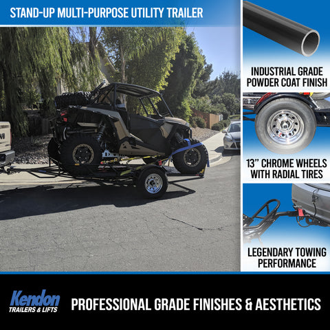 Stand-Up™ Utility Trailer Folding Multi-Purpose Utility Trailers