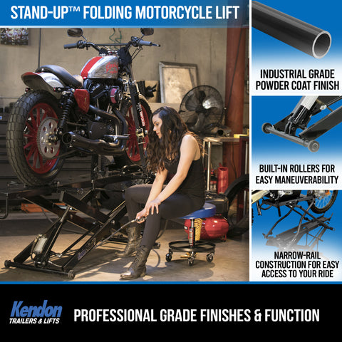 Stand-Up™ Folding Motorcycle Lift