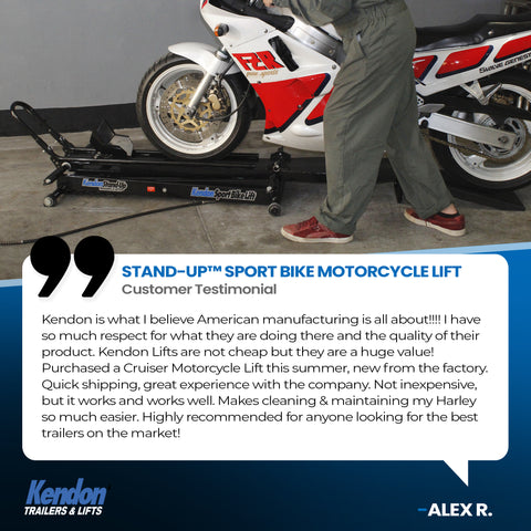 Stand-Up™ Sport Bike/Dirt Bike Motorcycle Lift