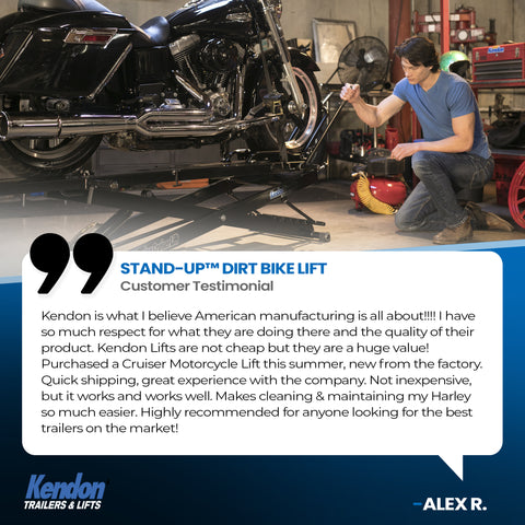 Stand-Up™ Dirt Bike Lift (MotoLift™)