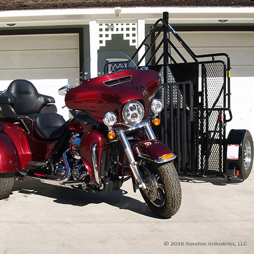 Factory Blemish Model - Trike/Spyder Ride-Up SRL Stand-Up Motorcycle Trailer