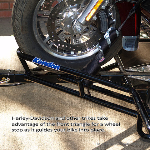 Factory Blemish Model [RED]- Trike/Spyder Ride-Up SRL Stand-Up Motorcycle Trailer