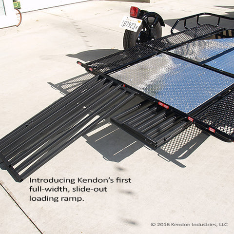 Factory Blemish Model [RED]- Trike/Spyder Ride-Up SRL Stand-Up Motorcycle Trailer