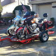 Red Trailer with Indian Motorcycles