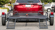 Folding Utility Trailer with Loading Ramps